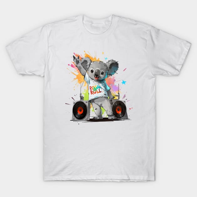 Koala Rock! T-Shirt by MadToys